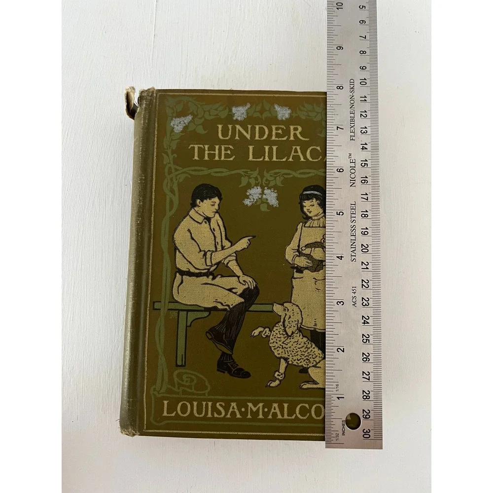 1906 Under the Lilacs by Louisa May Alcott Cloth Bound‎ Edwardian Book